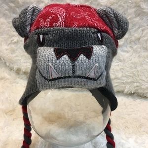 Bulldog winter hat for children. Size M/L🌹